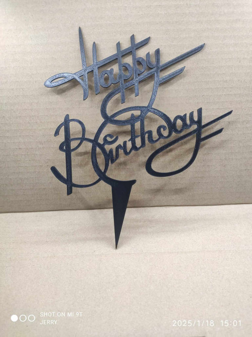 Happy Birthday - 2D - zápich