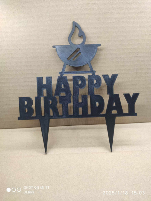 Happy Birthday GRIL - 2D - zápich