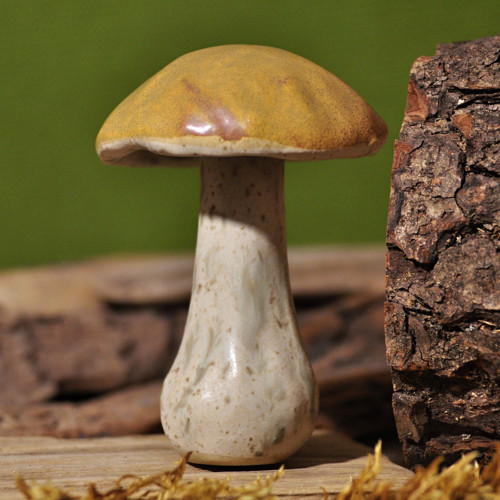 Keramická houba č. 411 - hřib (11 cm) — foto 1