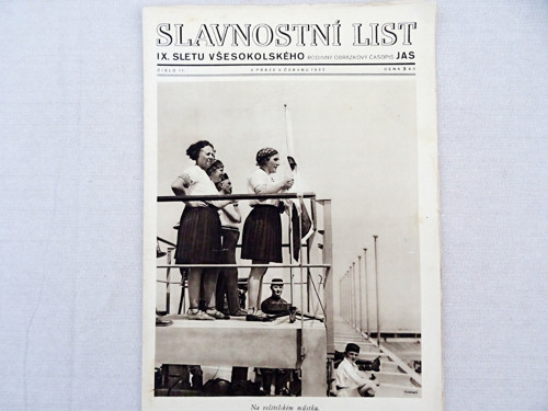 Slavnostní list č.II, Praha 1932