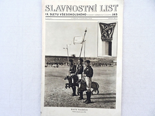 Slavnostní list č. I, Praha 1932