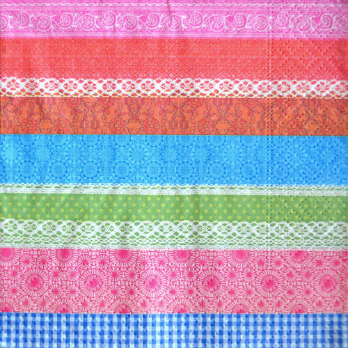 Ubrousek 25 x 25 cm - proužky