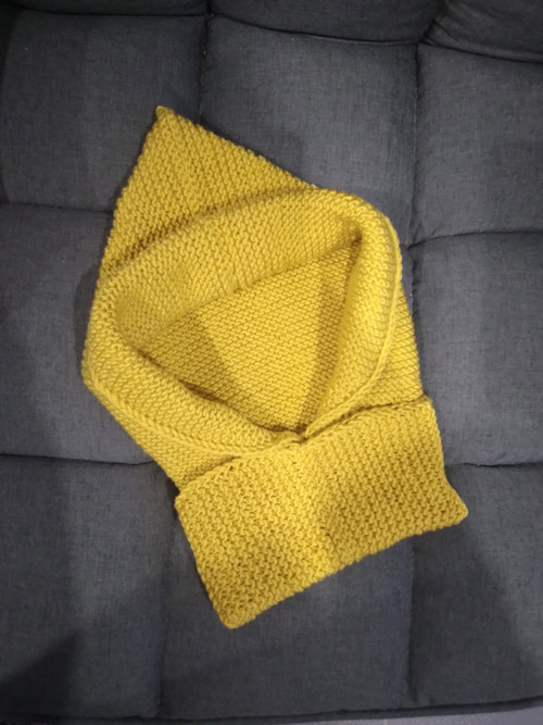 Balaclava, kapuce v hořčicové VÝPRODEJ!!!