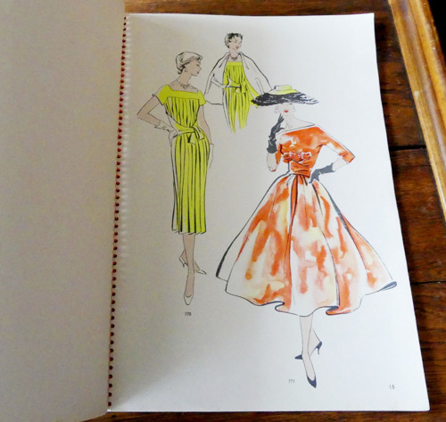 La Mode de Demain...módní katalog 1958