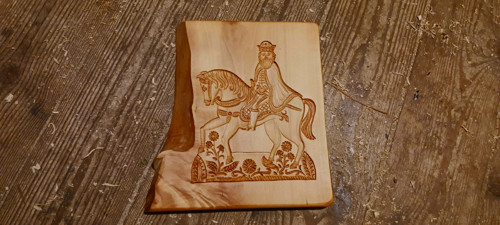 Koník-dřevěná forma 19x16cm