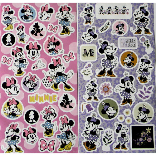 Minnie Mouse - samolepky - 2 listy