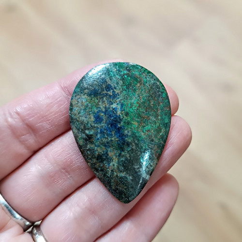 Azurmalachit, ID 4619, 43x31 mm