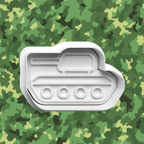 Vykrajovátko vojenský tank