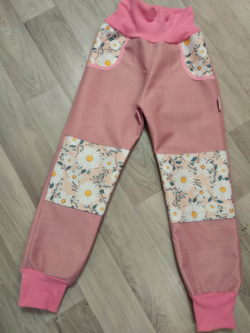 JARNÍ Softshellové kalhoty 116 KOPRETINY