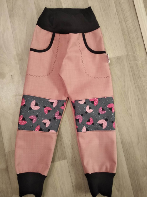 Jarní softshellove kalhoty 98 - berůšky