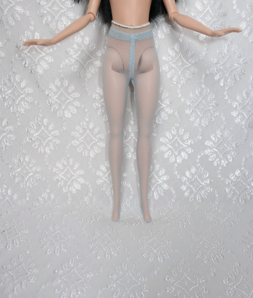 Punčocháče pro Barbie - sv. modré