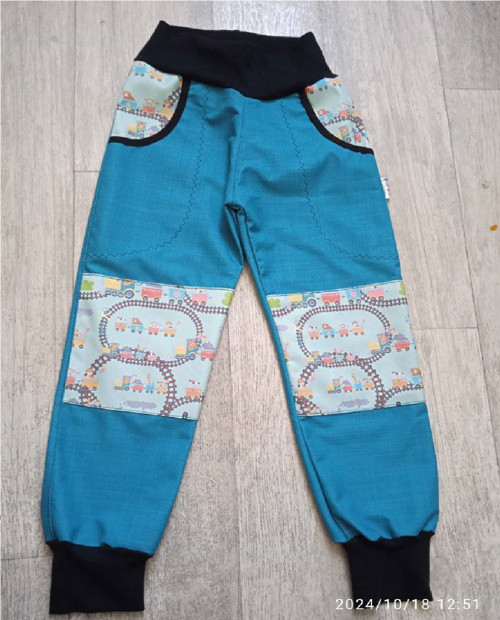 JARNÍ SOFTSHELLOVÉ KALHOTY - 116 vlaky