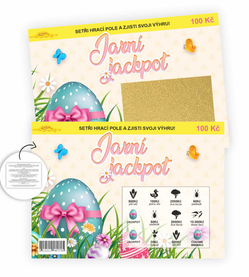 Stírací los oznámení těhotenství - Jarní jackpot