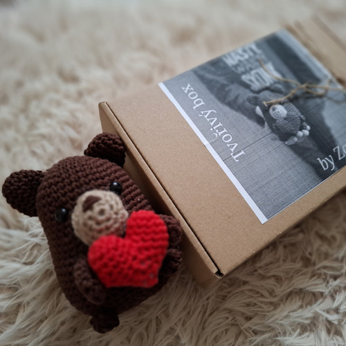 Tvořivý box na výrobu dvou medvídků