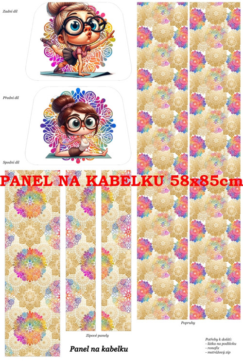 Panel na kabelku bavlna — foto 1