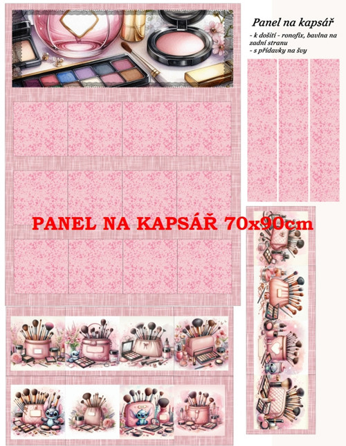 Panel na kapsář bavlna — foto 1