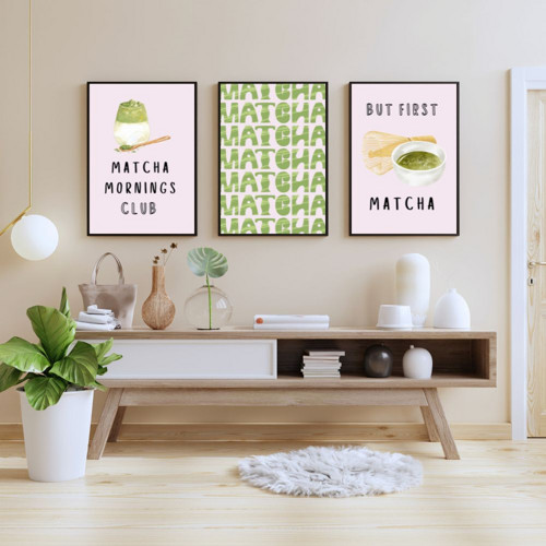 3 plakáty sada - MATCHA SET I