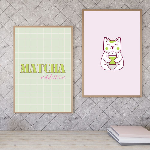 2 plakáty sada - MATCHA SET II