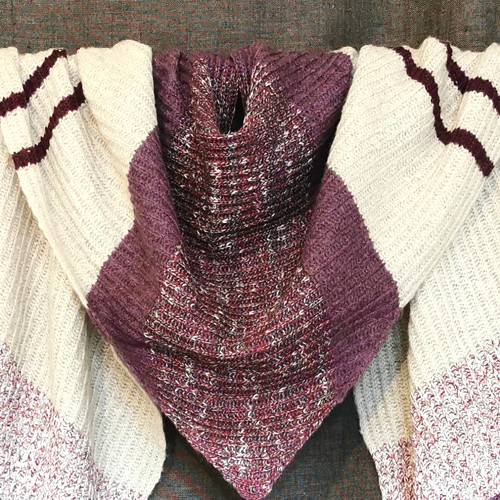 Smetanový sen - pletený pléd — foto 1
