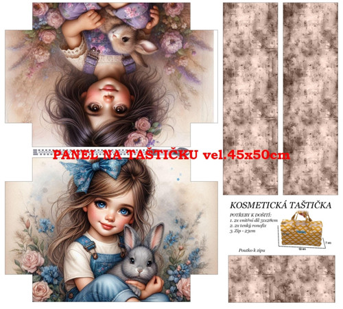 Panel na taštičku bavlna