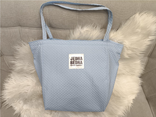 Shopper šusťáková taška - Modrá — foto 1