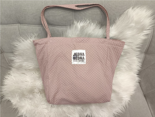 Shopper šusťáková taška - Růžová