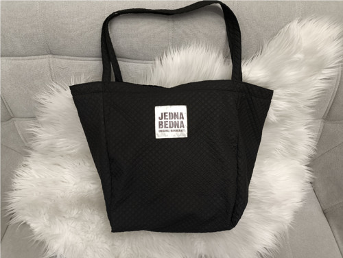 Shopper šusťáková taška - Černá — foto 1