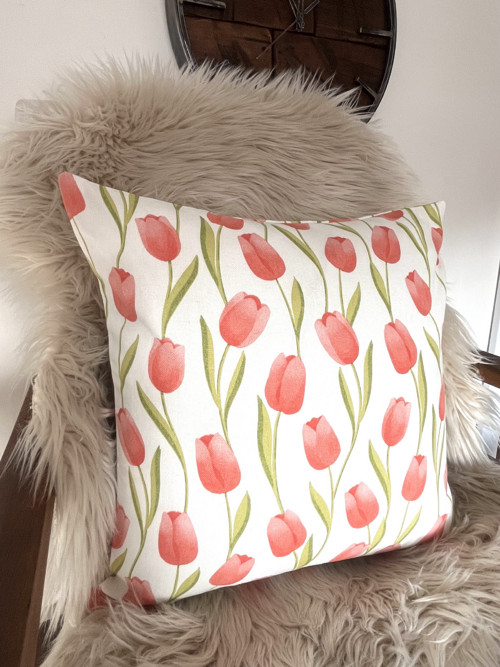 Povlak 40x40 tulipán