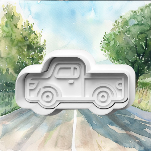 Dvoudílné vykrajovátko auto - pick-up