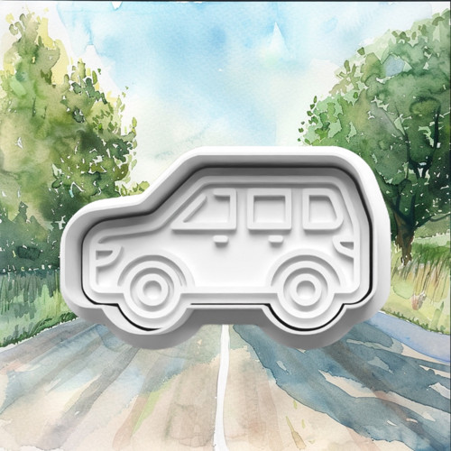 Dvoudílné vykrajovátko auto - terénní vůz