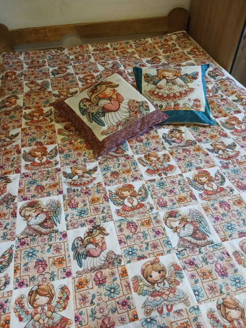 Patchworková deka s andilky