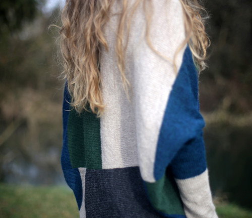 Svetr DOSA-LANG patchwork 100% ALPAKA — foto 1