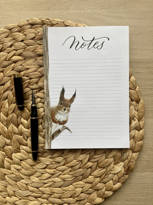 Trhací blok - veverka