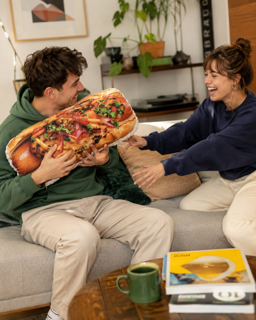 Velký Hot dog - 3D polštář