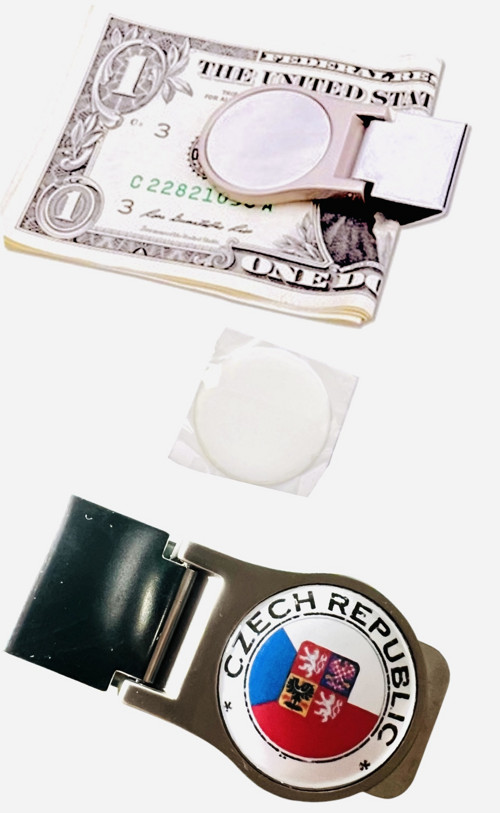 DIY sada klip na bankovky+epoxy