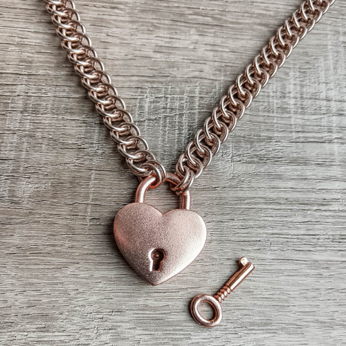 Jsem ti napůl odevzdaná! - rosegold náhrdelník