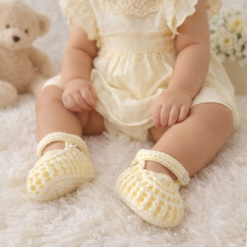 Háčkované botičky (9 cm) — foto 1