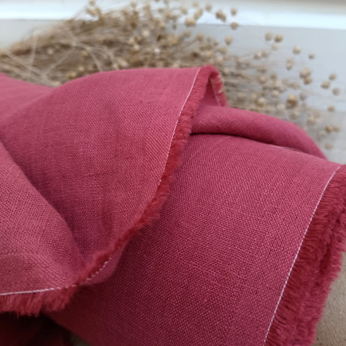 100% len RASPBERRY 205 g/m2