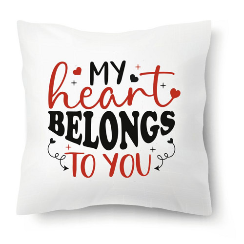 Polštář z lásky - MY HEART BELONGS TO YOU