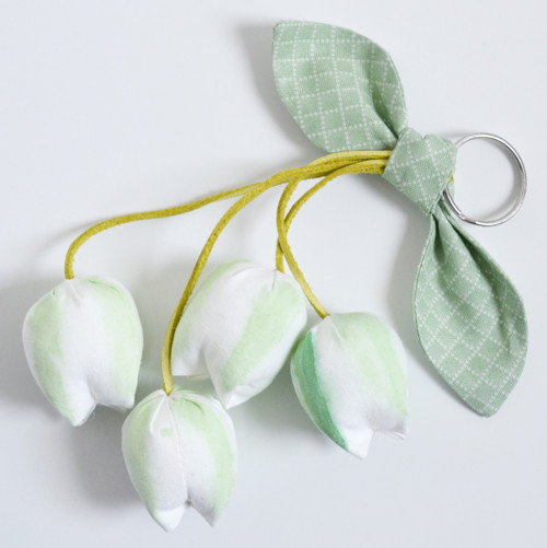Přívěsek - tulipány zelené Spring Green — foto 1