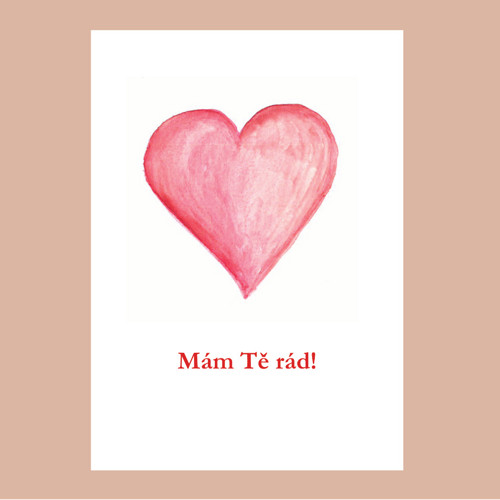 Valentýnka Mám Tě rád