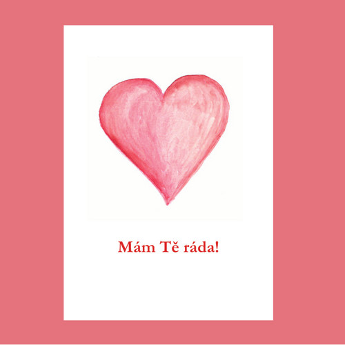 Valentýnka Mám Tě ráda