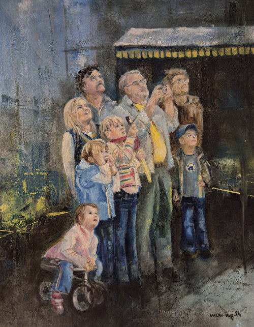 DIVÁCI | OLEJ | SOLOLIT | 50 x 40 cm