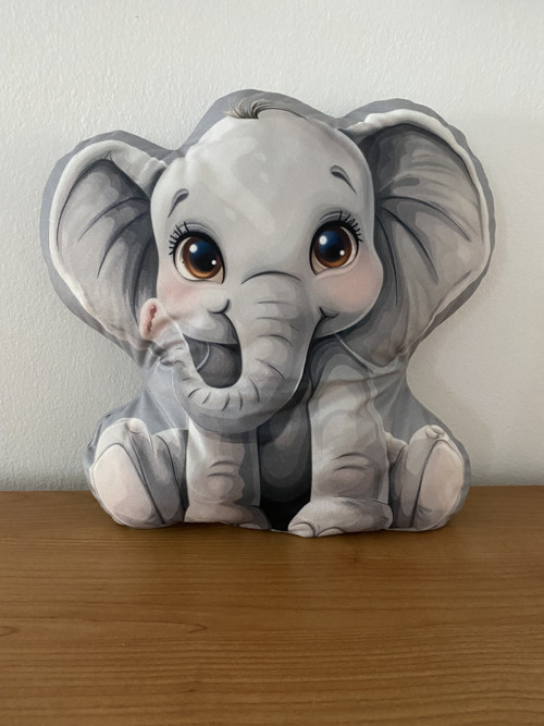 Polštář 3D - Slůňátko