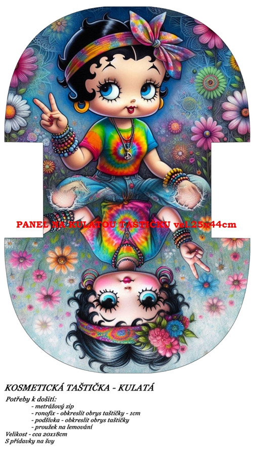 Panel na taštičku bavlna — foto 1