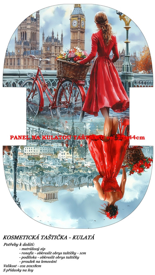 Panel na taštičku bavlna — foto 1
