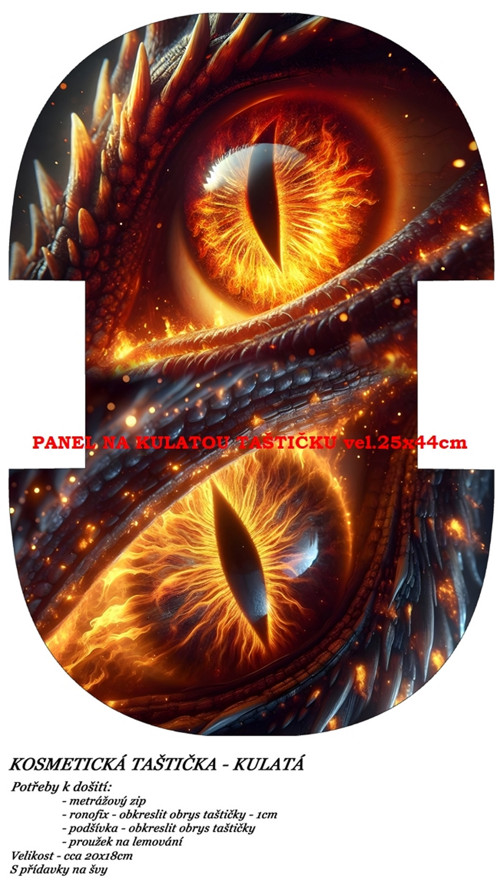 Panel na taštičku bavlna — foto 1