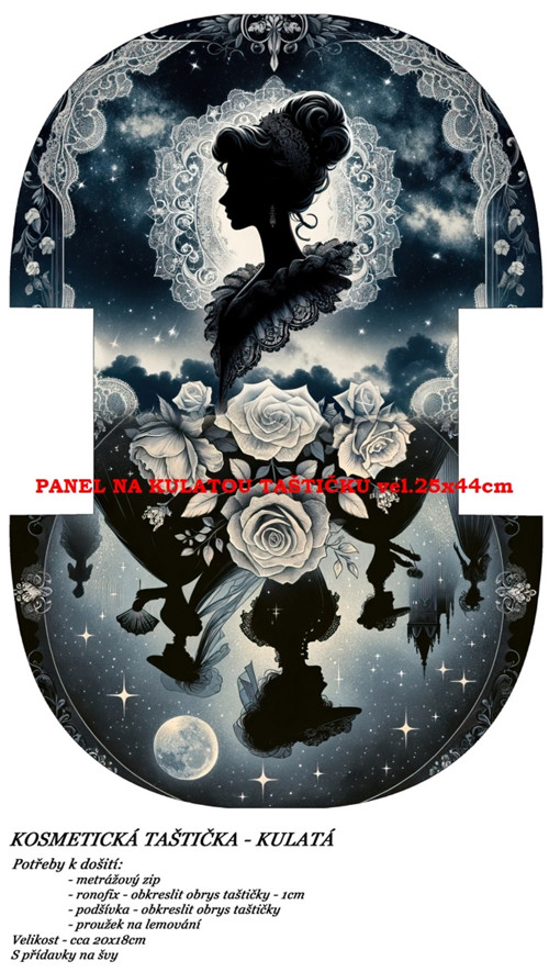 Panel na taštičku bavlna — foto 1