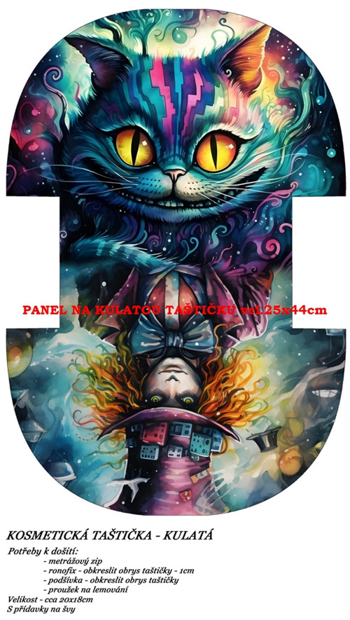 Panel na taštičku bavlna — foto 1