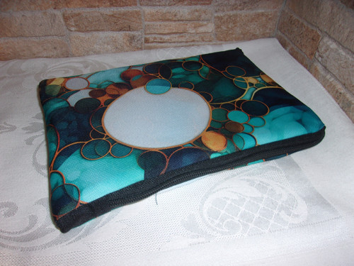 Zelená kolečka - obal na tablet